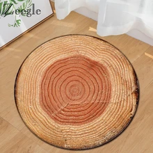 Zeegle дерево полоса круглый ковер из микрофибры для гостиной коврик для украшения дома Коврик для прихожей водопоглощающий Мягкий коврик