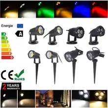 Удобный водонепроницаемый 3*1 Вт монолитный блок светодиодов для газона свет в саду двора патио светильник для дорожки лампа с основанием теплый белый AC/DC 12 В