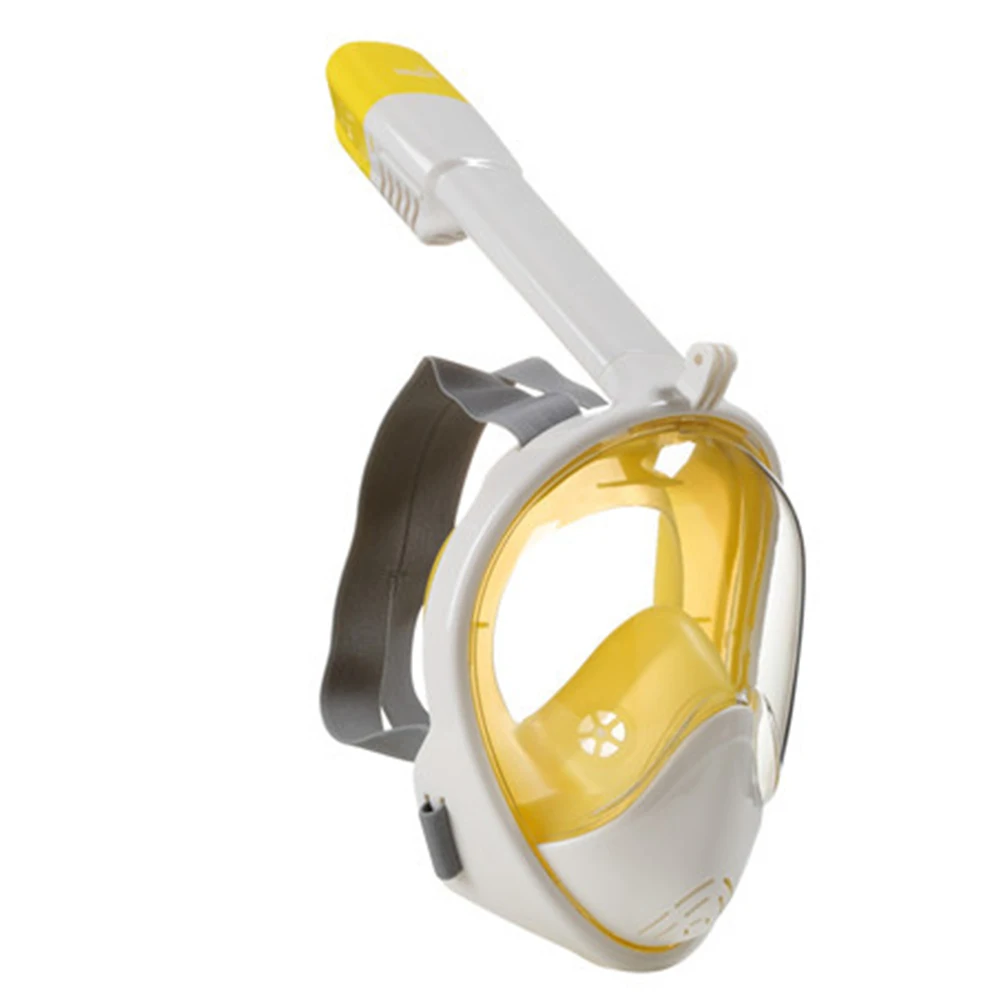 yellow SABOLAY профессиональная маска для дайвинга для взрослых, для детей, для дайвинга, плавания, подводного плавания, водонепроницаемая маска для плавания с панорамным видом, для подводного плавания - Цвет: yellow