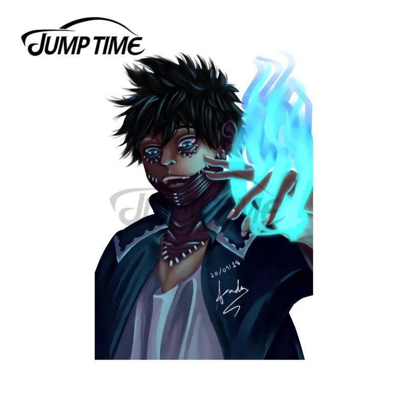 

JumpTime 13x9,8 см для Dabi BNHA MHA креативные автомобильные Стикеры, наклейка на бампер и окно, подходит для всех типов транспортных средств, аксессуары