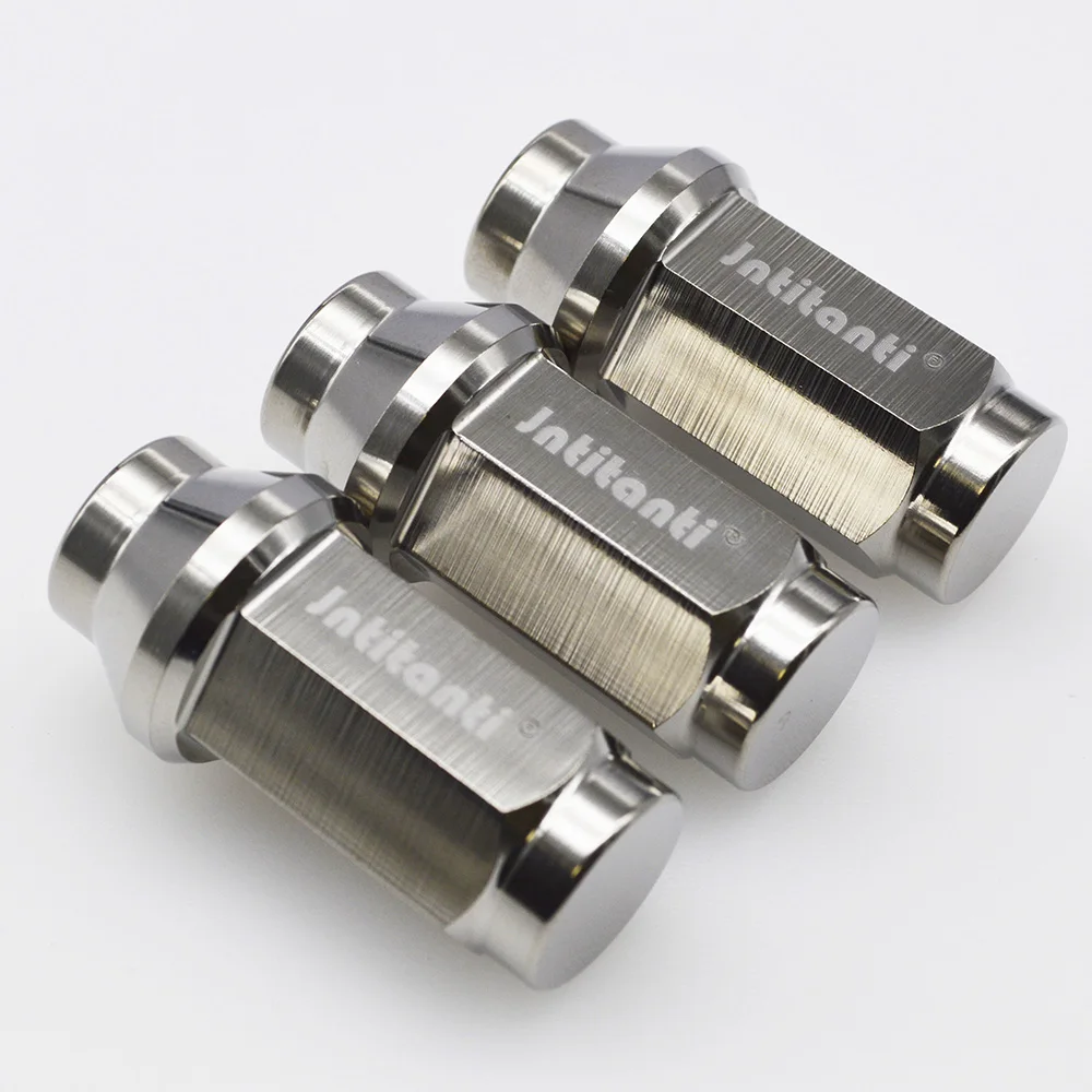 

m12*1.5*45 cone seat close end Gr5 titanium hub nuts