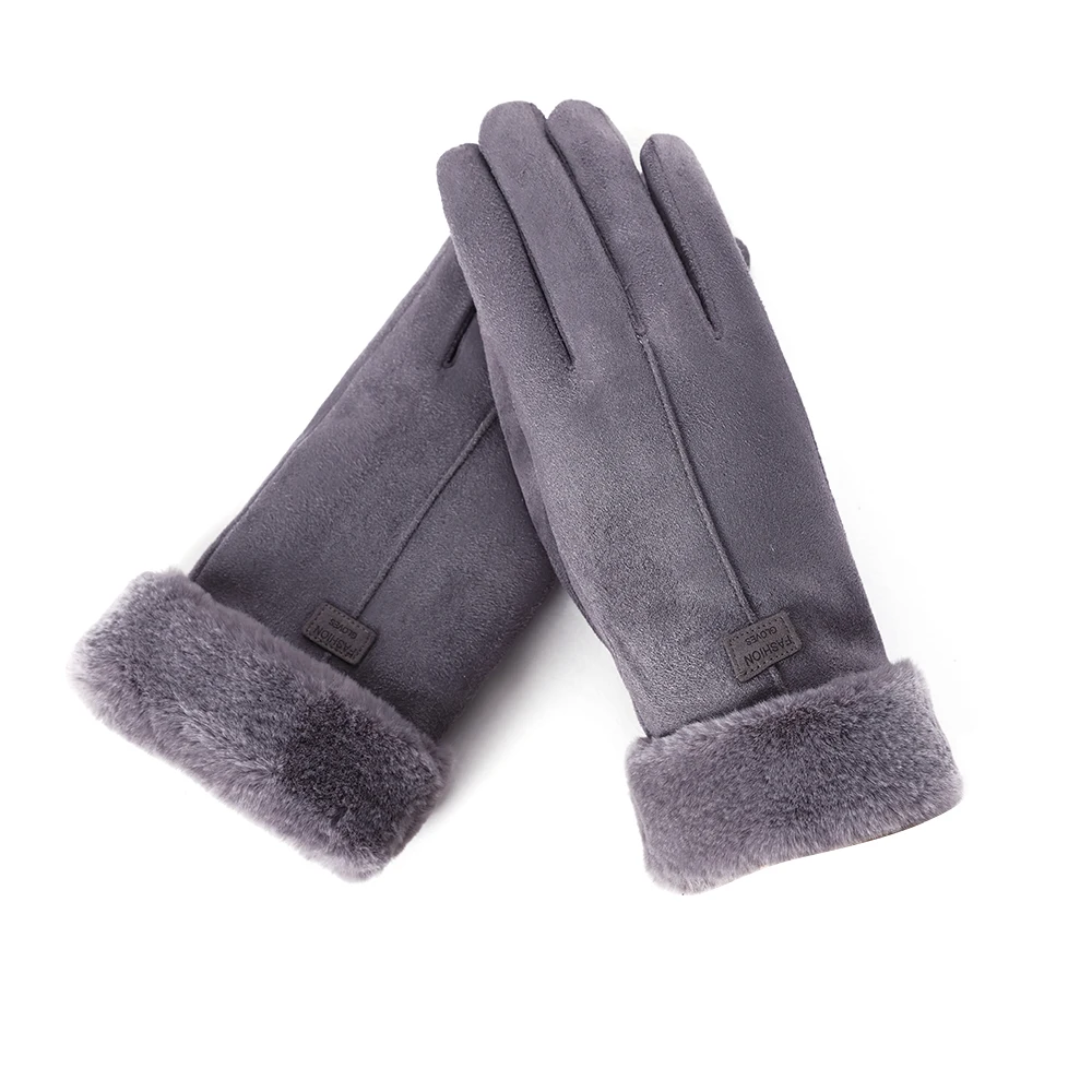 Женские зимние теплые перчатки для катания на лыжах с сенсорным экраном, женские спортивные перчатки с подкладкой из пуха