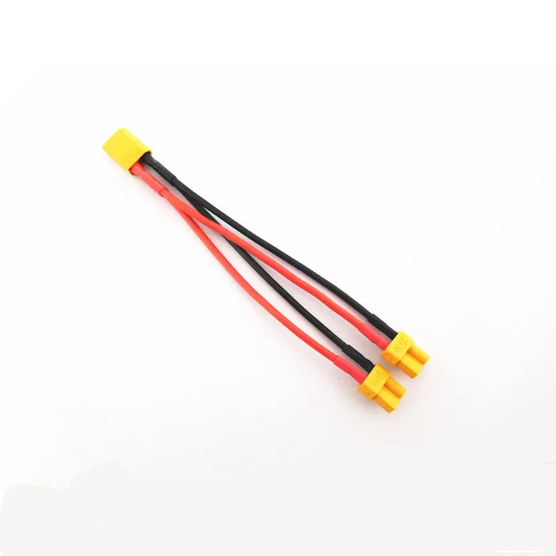 XT30 XT-30 Cavo Parallelo Filo Y Piombo 18AWG 10 CENTIMETRI Batteria del Caricatore Cavi