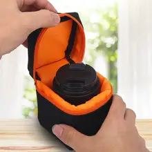 Case Padded Camera-Lens-Bag Shockproof Soft for 7mm Protective-Pouch-Bag Thick Durable