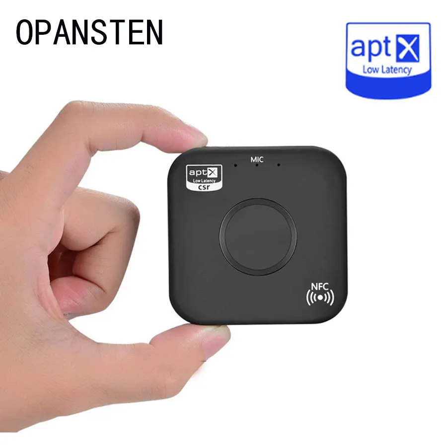 Bluetooth приемник OPANSTEN с поддержкой NFC /APTX и штекером Aux 4 2 мм|Беспроводные адаптеры| |