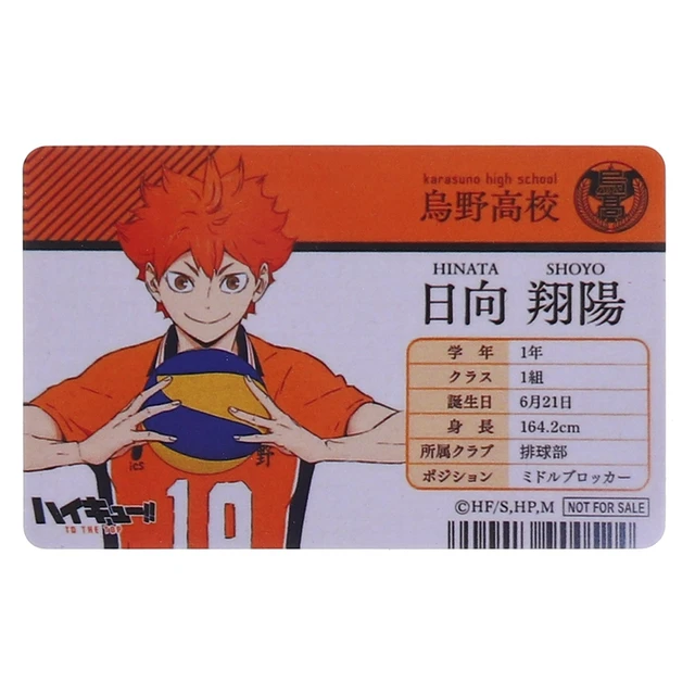 1 Peça Anime Haikyuu!! Cartões De Nome Da Figura Hinata, Sapato, Kageyama  Tobio Boxuto Kotaro Sapol Coleção De Leque Para Presentes - Cartões De  Visita - AliExpress