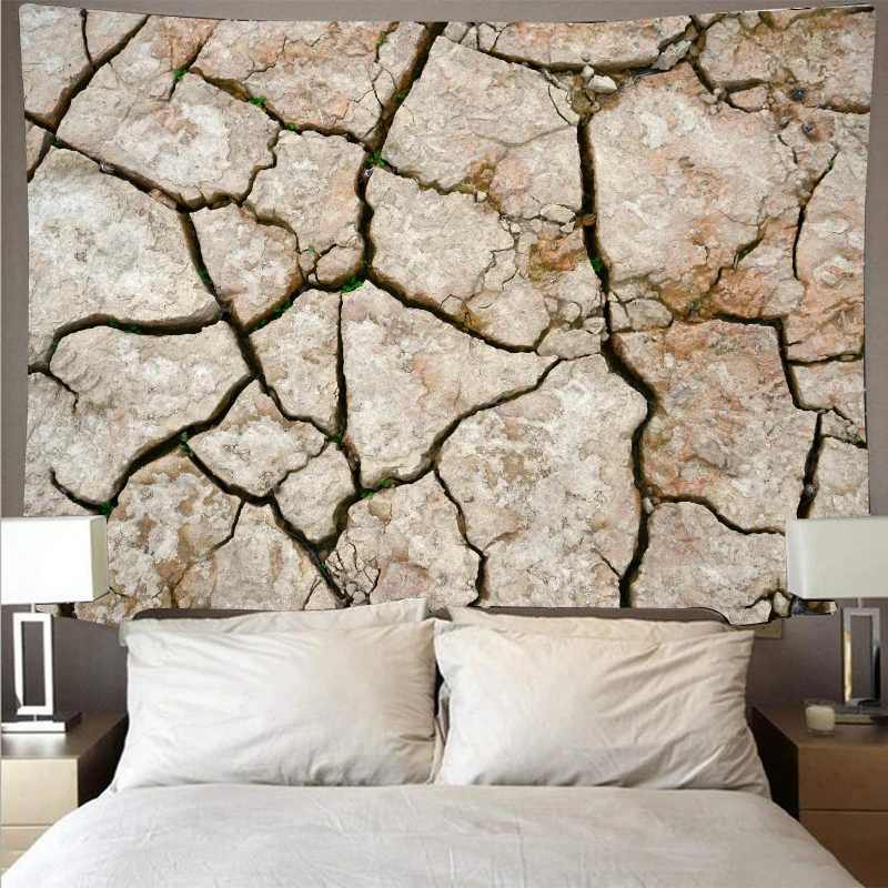 Сухой черепаха класса реки кровать гобелен Большой Wall Art человек психоделический