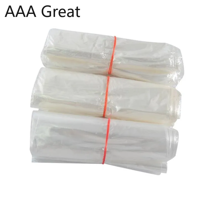 200Pcs Clear POF Heat Shrink Bag Gift Storage Plastic Shrinkable Bags Wrap Film Shrink Heat Sealing Bags for Sundries Package
