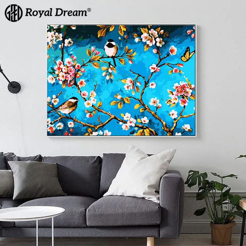 

Manufacturers Digital Oil Painting Decorative Painting Living Room Scenery Oil Painting Beaming Handmade Painting 40 * 50diy Oil