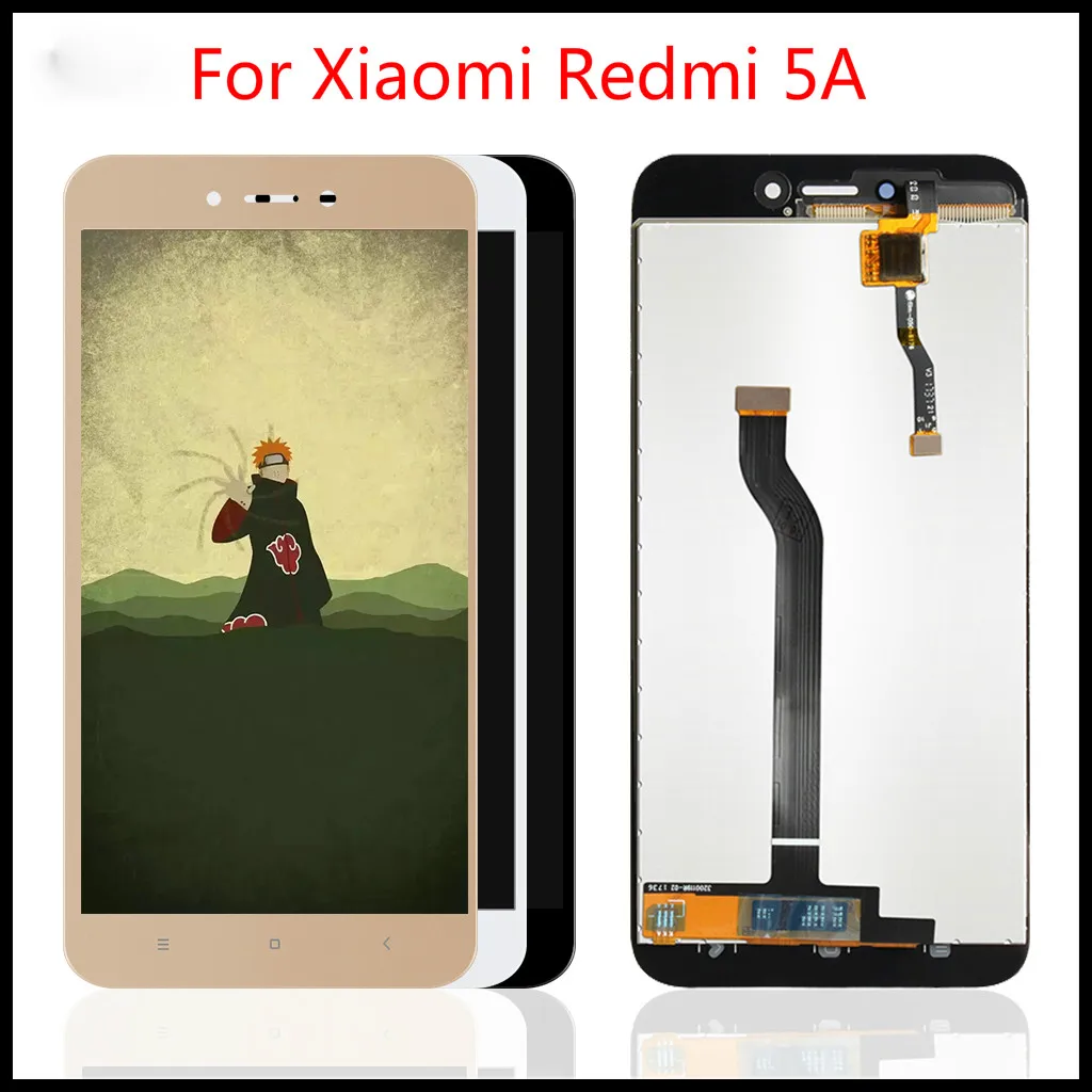

Top Quality For Xiaomi Redmi 5A LCD Display Screen Replacement For Redmi 5A Screen Digiziter Assembly With Frame