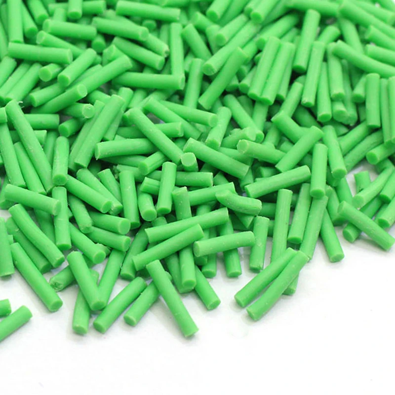 Green10g Счастливые обезьяны 10 г Fimo Slime добавки поставки милый Полимерная глина спринклеры DIY Набор декор для облаков прозрачный хрустящий слизи глина - Цвет: Green10g