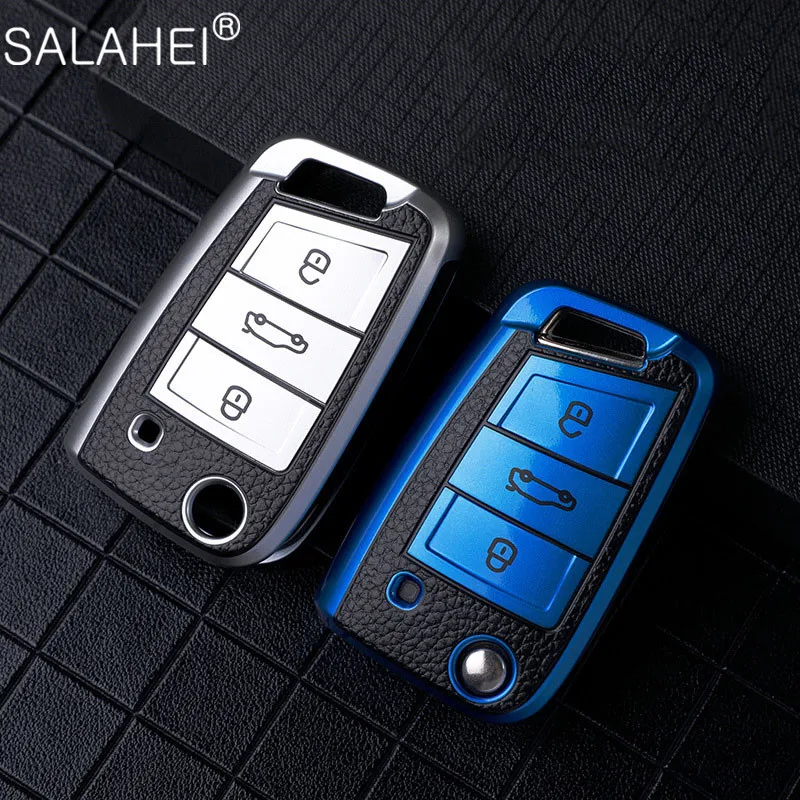 2020-New-Soft-TPU-Car-Key-Case-Cover-for-Volkswagen-VW-Golf-7-MK7-Tiguan-mk2