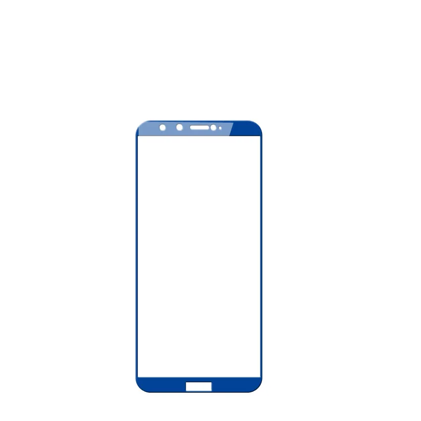 Синий 2 шт закаленное стекло для huawei Honor 9 lite Полное Покрытие 2.5D защита экрана защитное закаленное стекло для huawei Honor 9 lite - Цвет: Синий