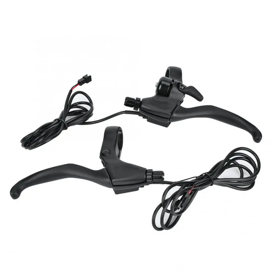 1 пара электрический велосипед алюминиевый сплав отключение тормоза рычаг ручка