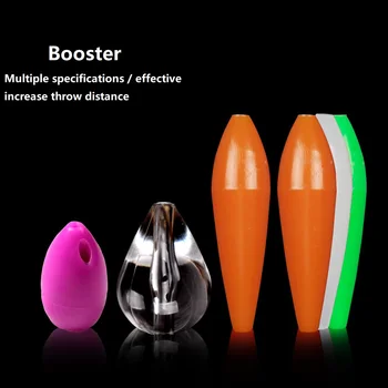 

2pcs/Set sinking/floating Long Casting Spinner Thrower Fishing Lure Shot Assistant Tackle Fly Fishing Lures Accessories