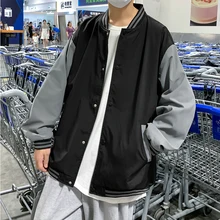 

Men's coat spring and Autumn New Korean version leisure youth fashion trend versatile slim fit baseball collar jacket