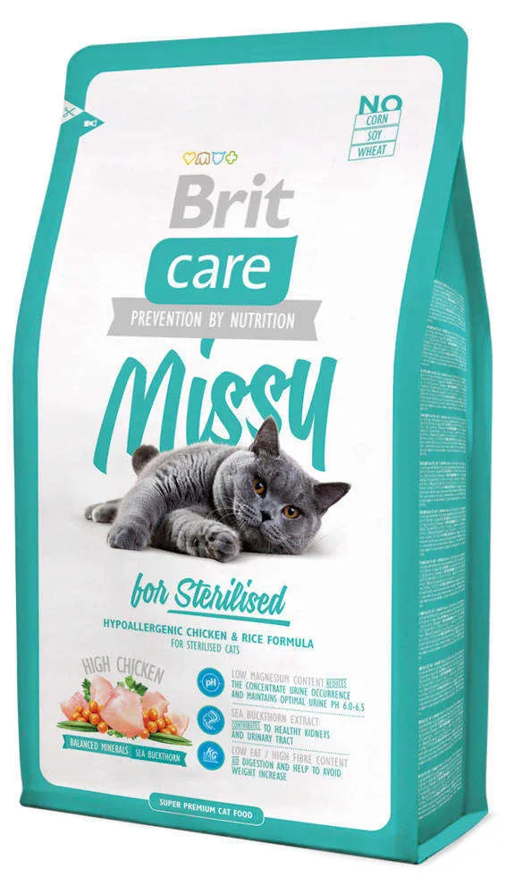 Корм Brit Care для кастрированных котов, 2 кг
