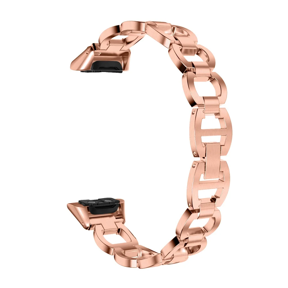 Rose gold Ремешок для часов из нержавеющей стали для samsung galaxy, сменный Браслет для samsung galaxy fit SM-R730, фитнес-часы - Цвет ремешка: Rose gold