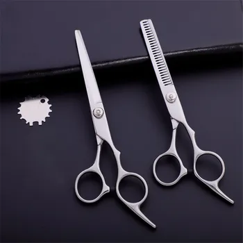 

6.5 Inch Barber Hair Cutting Scissors Haircut Barber Stainless Steel Professional Hair Shears Hairdressing Thinning Styling Tool