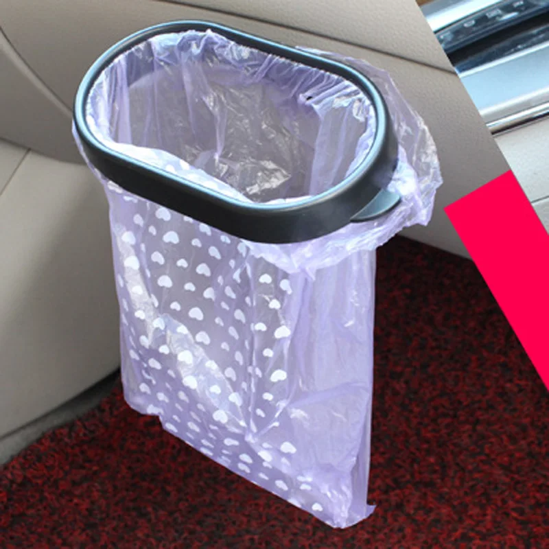 Car Trash Can Garbage Bin Bag Holder Portable Rubbish Waste Storage High Quality 