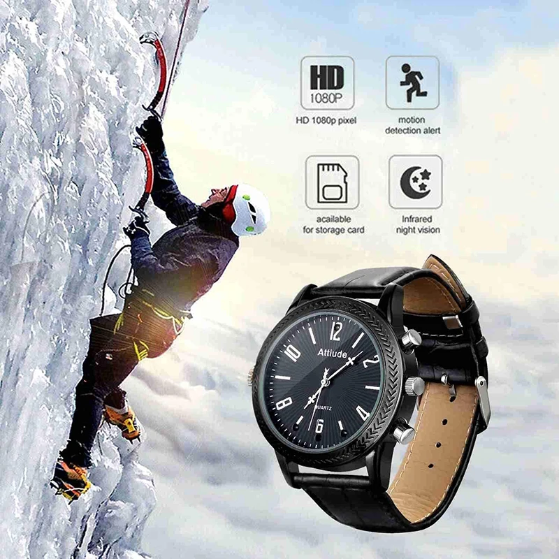 Full HD 1080P Video Recorder Mini Camera Watch with Cameras