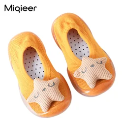 Spring Summer Baby Sock Shoes Korean Style Boys Girls Knit Soft Non-slip Toddler Shoes Newborn Kids Cute Doll Floor Cotton Socks