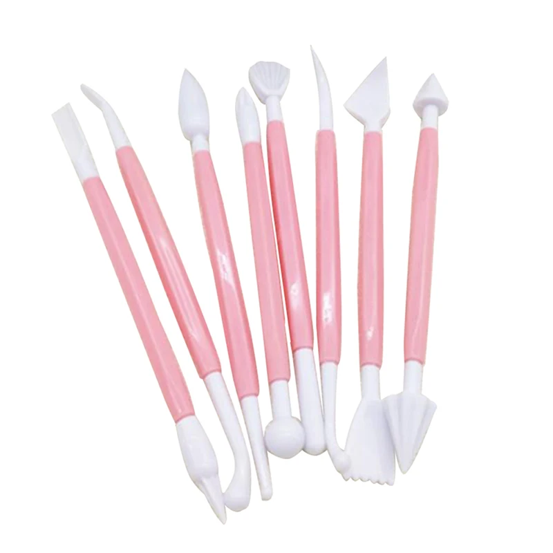 8pcs pink 1 Urijk 3 шт./компл. тесто резак для торта, хлеба выпечки пастообразных скребок для инструментов торт лезвие силиконовые шпатели для торта для кондитерских изделий - Цвет: 8pcs pink 1