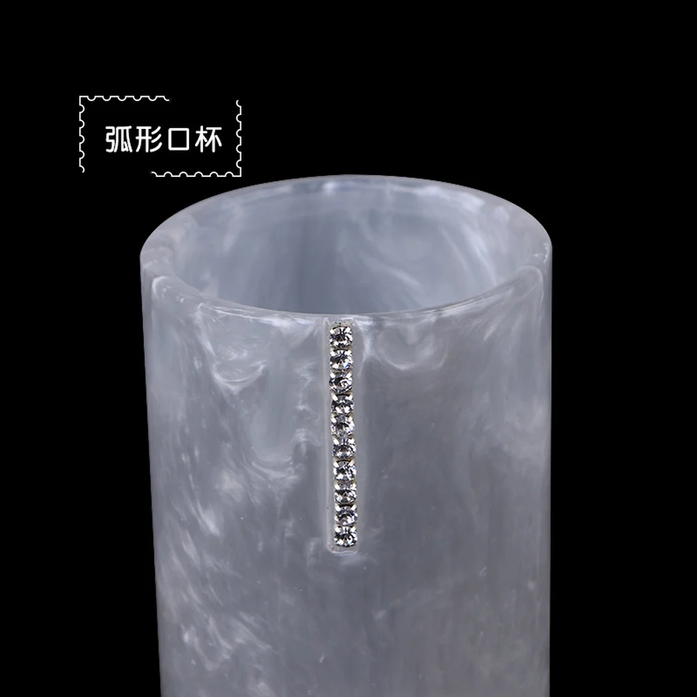 

European-style Bathroom Five-piece Bathroom Toiletries Kit Resin Mug Toothbrush Holder Set