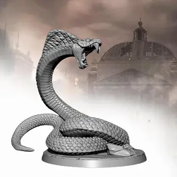 

68mm Resin Large Pythons Figure Kits Model Animal Colorless Model And Self-assembled N0W8
