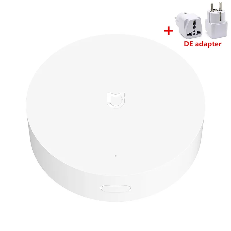 Add DE Adapter Xiaomi многомодовый Умный домашний шлюз ZigBee wifi Bluetooth сетчатый концентратор Работает с Mijia APP Apple Homekit Интеллектуальный домашний концентратор - Цвет: Add DE Adapter
