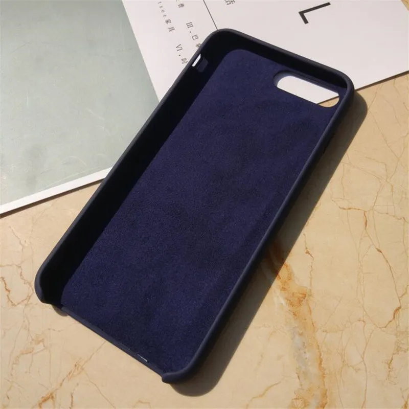 Роскошный официальный силиконовый чехол с логотипом для iphone 7 8 Plus, чехол для iphone X XS MAX XR 6 6S Plus 5 5S SE