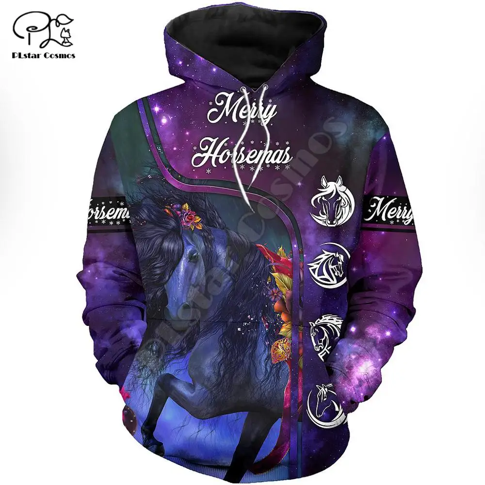 

PLstar Cosmos Horse Tattoo Animal Funny Streetwear Harajuku Trucksuit Autumn Sweatshirt 3DPrint Men/Women Pullover Hoodies D-18