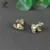 Латунная Маленькая Лягушка Миниатюры Фигурки Старинные Ручной Работы Медные Украшения Животных Домашний Декор Рождественские Украшения Каваи Подарки