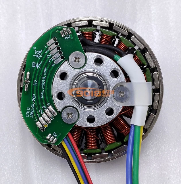 5310 Permanent Magnet Motor Three-phase Brushless Dc Motor Disc Flat Thin Section Has A Hole - Motor - AliExpress