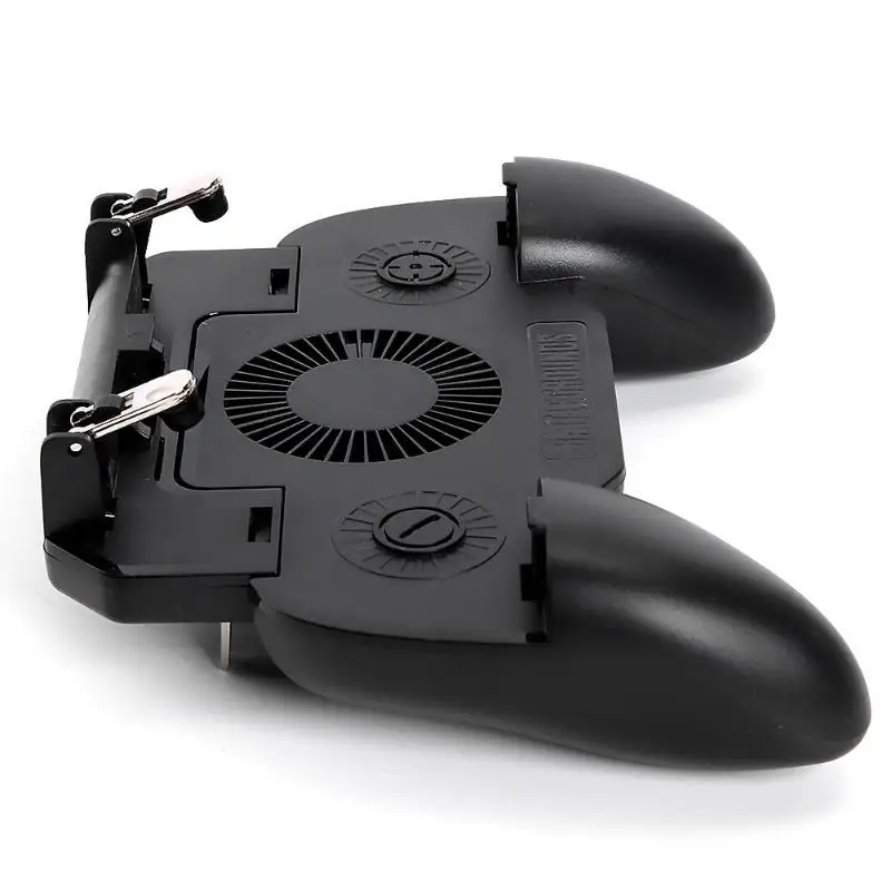  SR PUBG Cooling Fan Gamepad Trigger Shooting Free Fire Button Radiator Handle Game Controller Joyst