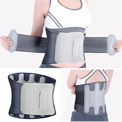 Waist Support Belt Lumbar Adjustable Elstiac Waist Support Belt Fatigue Pain Relieve Lower Back Belt Fitness Sports Support Belt