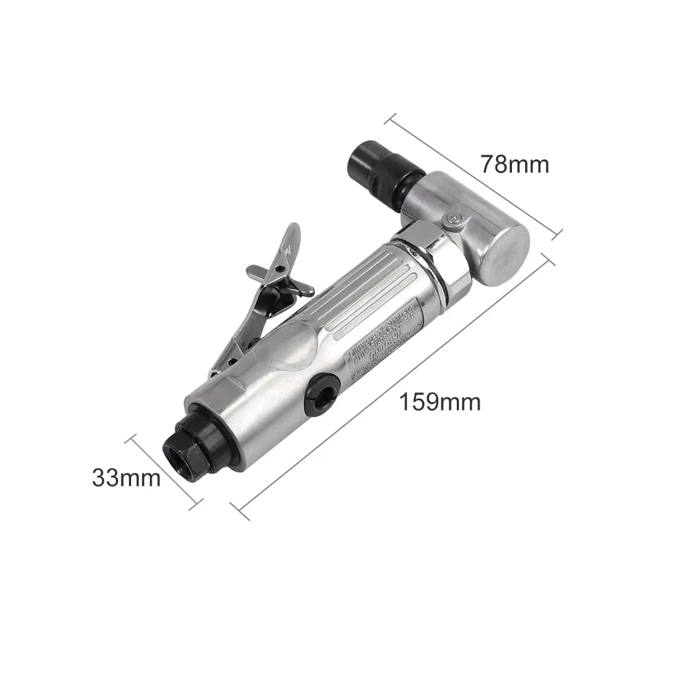 Proster 1/4 дюймов для воздуха Углошлифовальная машина 90 градусов пневматическая шлифовальная машина отрезать полировщик мельница гравировальный набор инструментов