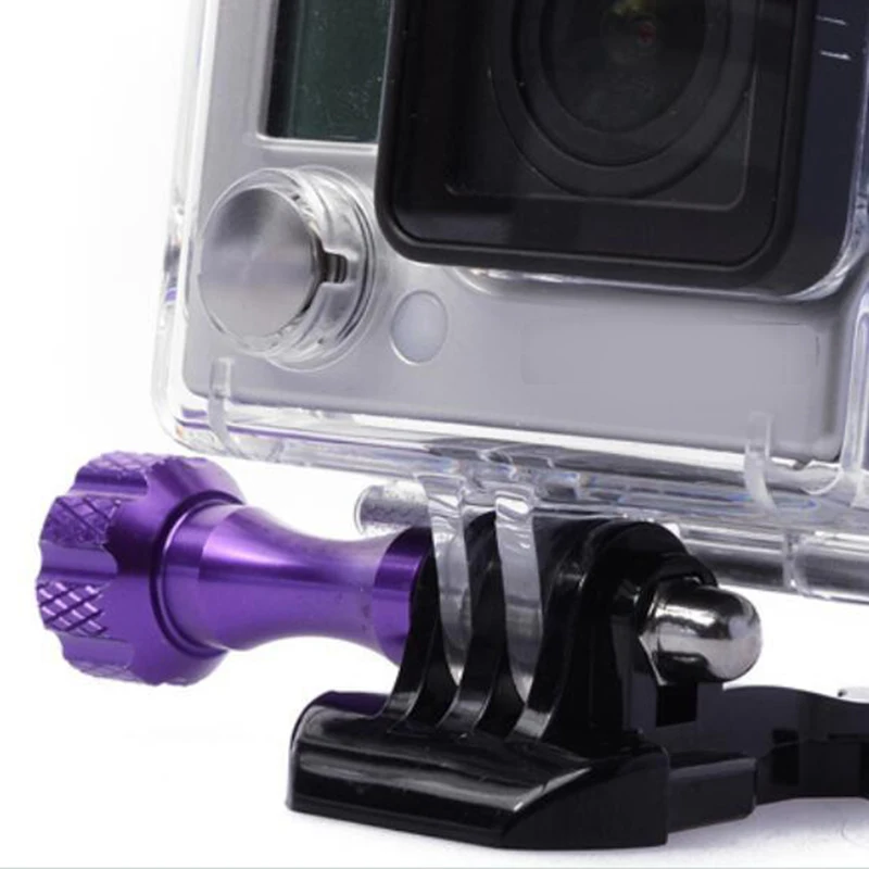Винт для велосипеда, набор для камеры GoPro, CNC, алюминиевый сплав, винт для крепления, длинный короткий винт, аксессуары для камеры, 7 цветов
