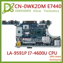 KEFU CN-0WK2DM 0WK2DM FOR Dell Latitude E7440 Laptop Motherboard VAUA0 LA-9591P I7-4600U CPU mainboard 100% Tested original work KEFU CN-0WK2DM 0WK2DM FOR Dell Latitude E7440 Laptop Motherboard VAUA0 LA-9591P I7-4600U CPU mainboard 100% Tested original work