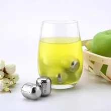 Ледяной кубик 304 из нержавеющей стали моющийся для длительного использования льдогенератор для вина пробки фруктовый сок xiaomi экологический цепной продукт