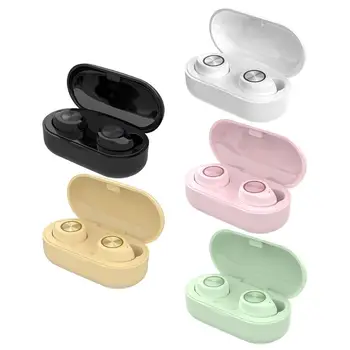 

Mini Earbuds Wireless Bluetooth 5.0 Headset TW60 TWS Rechargeable Headphones 19QA
