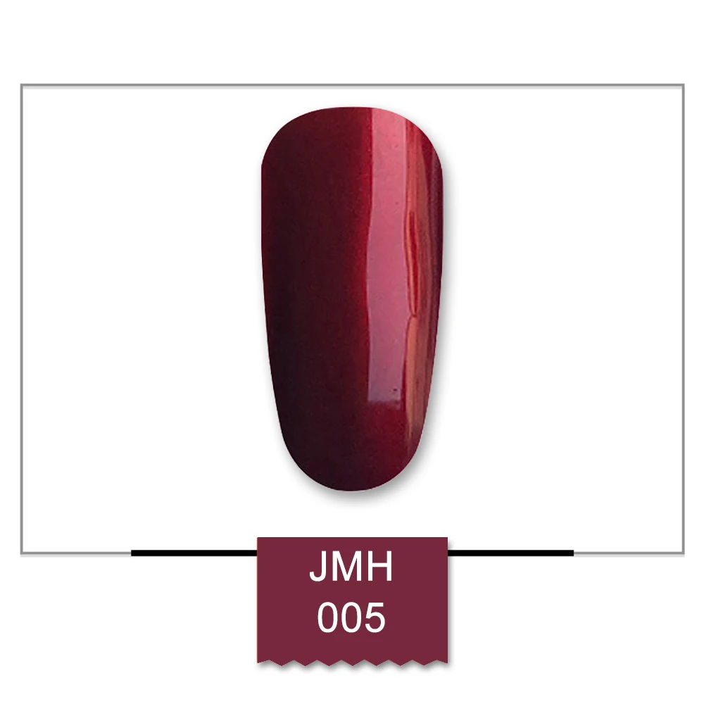 5 MIZHSE 18ml Nail Polish Varnish Rose Red Mirror Matallice Nail Gel Polish UV LED Nail Lacquer Mirror Effect Sliver Base Needed - Цвет: 5