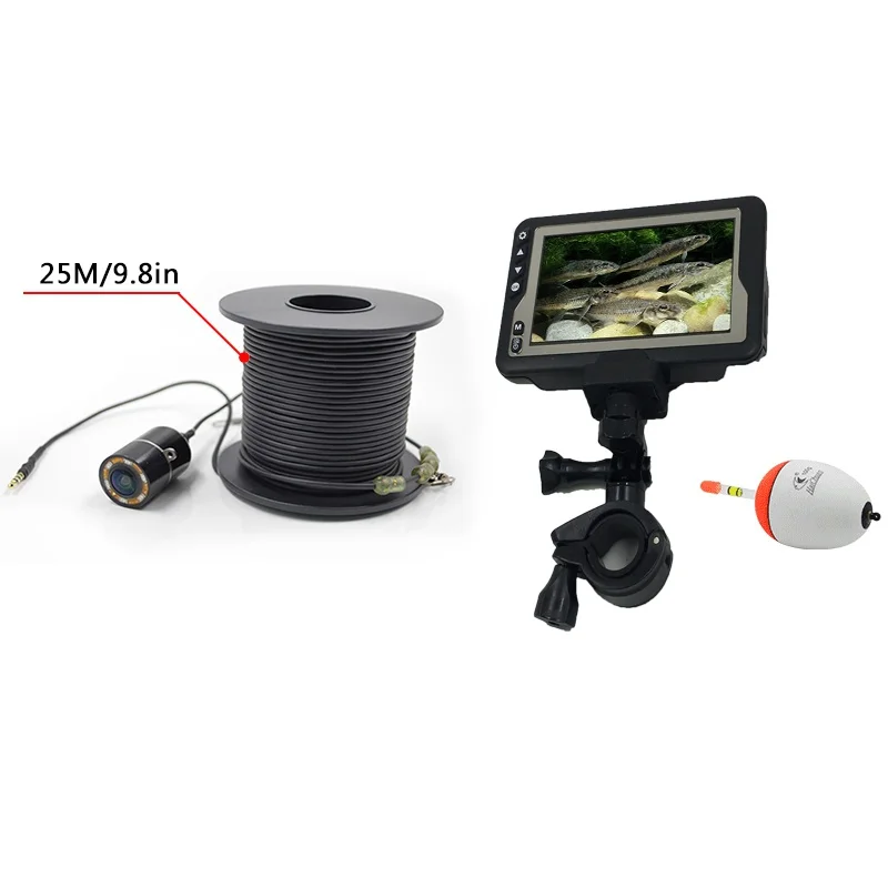 

15M/25M Fish Finder Underwater Ice Fishing WIFI Camera 4.5" LCD Monitor LED Night Vision Camera For Fishing