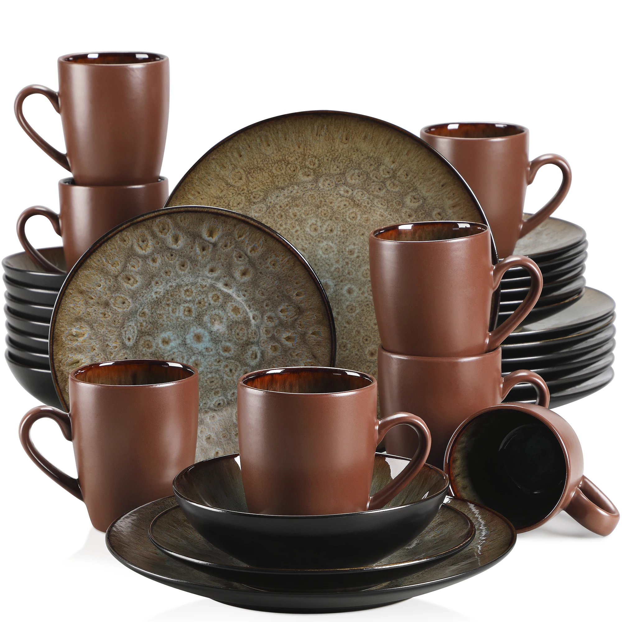 Brown-32-Piece