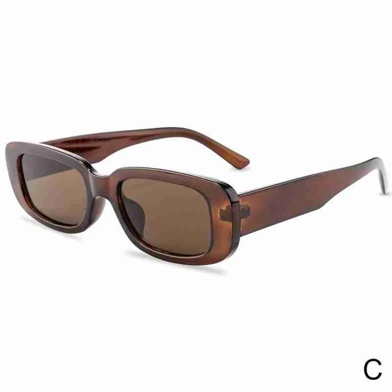 Vintage Small Rectangle Sunglasses Designer Square Shades For Women_voghion.com