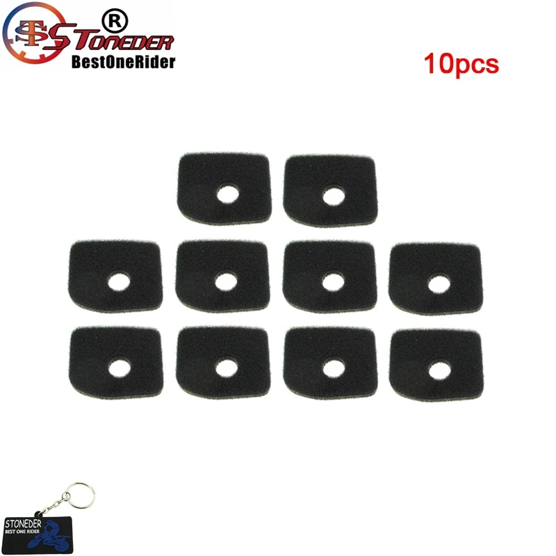 STONEDER пены воздушный фильтр для STIHL 4241-120-1800 BG56 BG66 BG86 BG86CE BG86Z BG86CEZ SH56 SH56C SH86 SH86C BR200 воздуходувки - Цвет: 10pcs