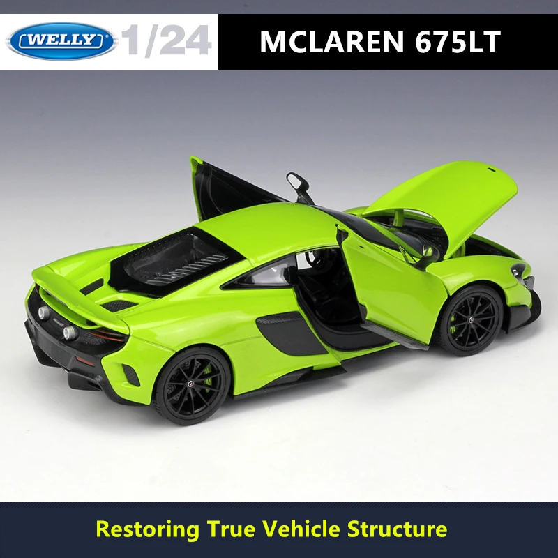WELLY 1:24 mlaren 675LT спортивный автомобиль сплав модель автомобиля ремесла украшение Коллекция игрушек инструменты подарок