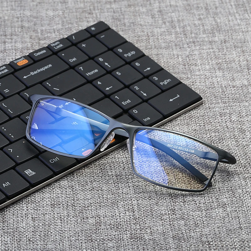 Blue Light Glasses Anti Blue Rays Radiation Blocking Glasses Men Women Computer Goggles 1Pcs Anti-UV UV400 Flat Mirror Eyeglasse