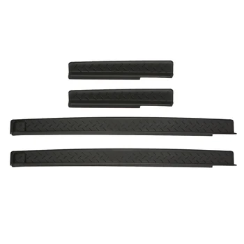 

Door Entry Sill Protector Plate Guards For Jeep Wrangler JK 2007-2016 Black Front and Rear 4 Pcs