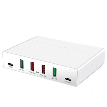 

Multi-Functional USB Charger for Mobile Phone Tablet PC Power ligent Fast Charger EU Plug